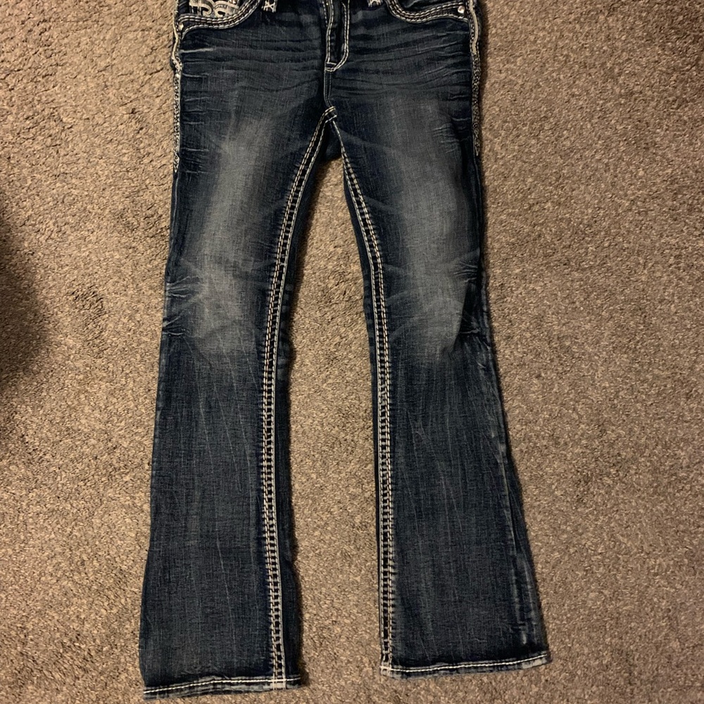 Rock Revival Dark Wash Boot Cut Jeans 💙 - Picture 3 of 10